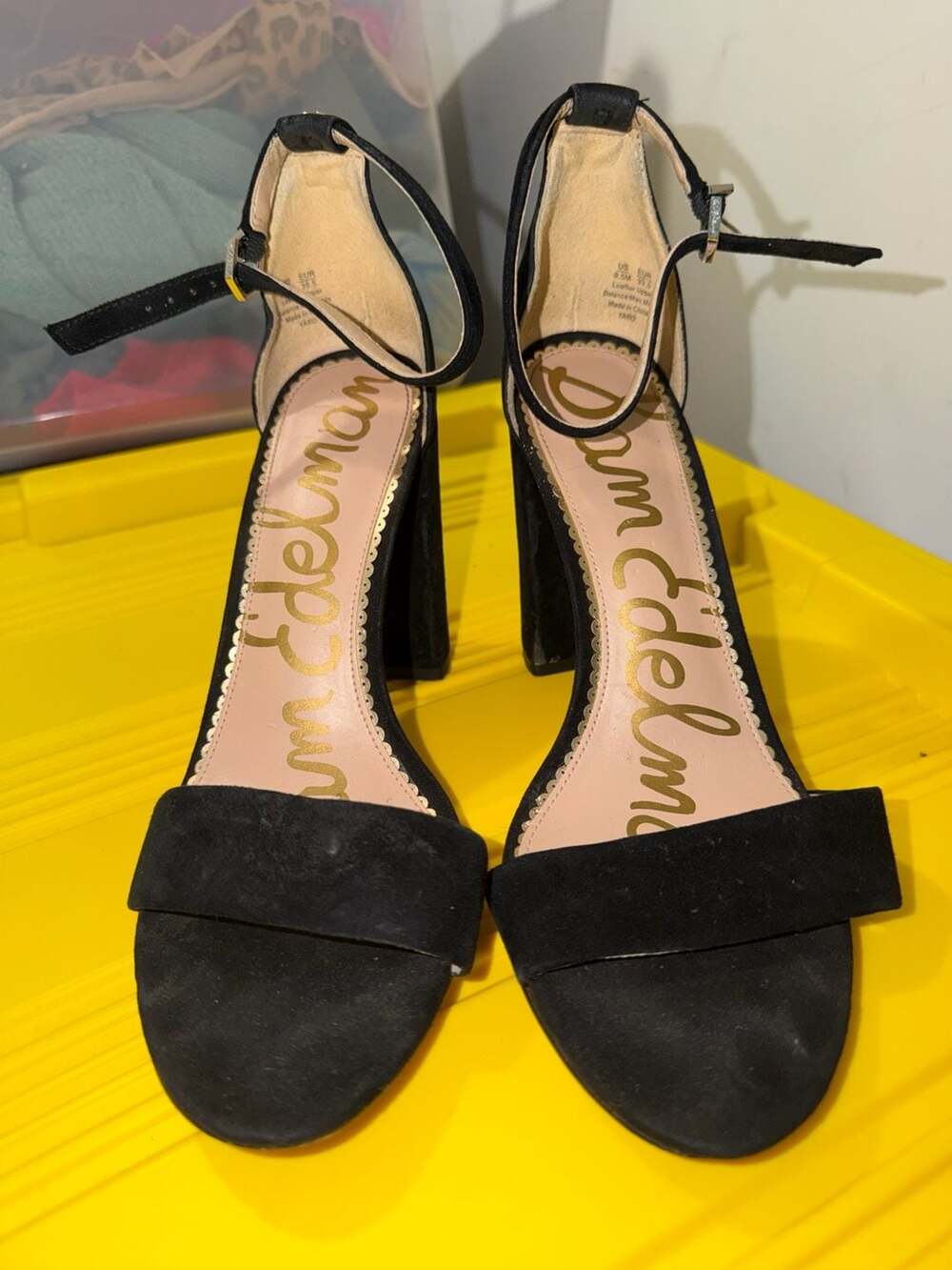 Sam Edelman Yaro Dress Sandals, Black, Women's 9.5 M